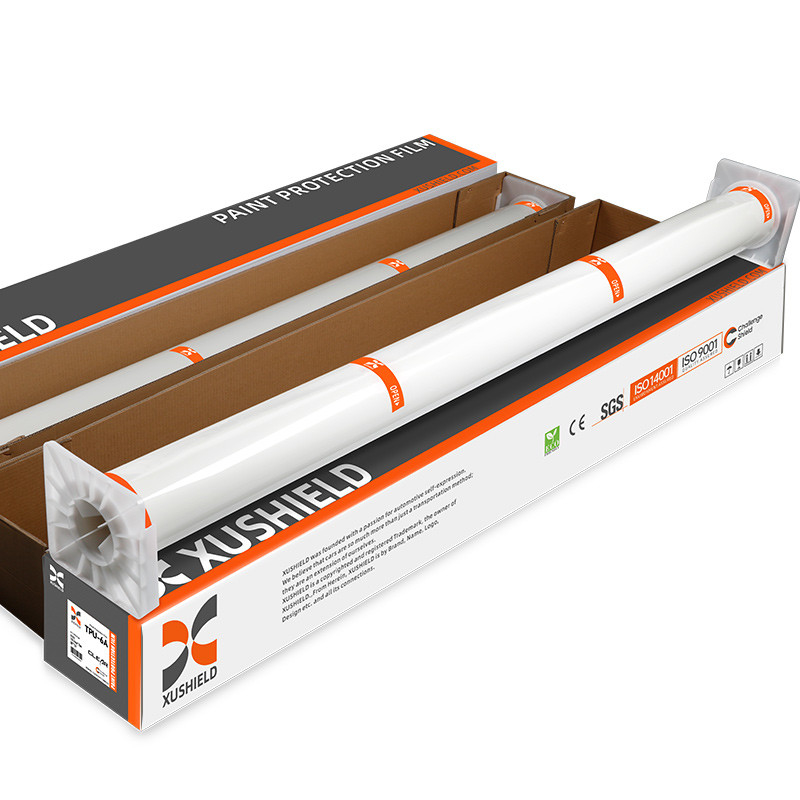 Xushield Ppf film 7.5Mil 6.5 Mil Réparation thermique anti rayures Film de protection de peinture nano-céramique clair TPU ppf pour voiture