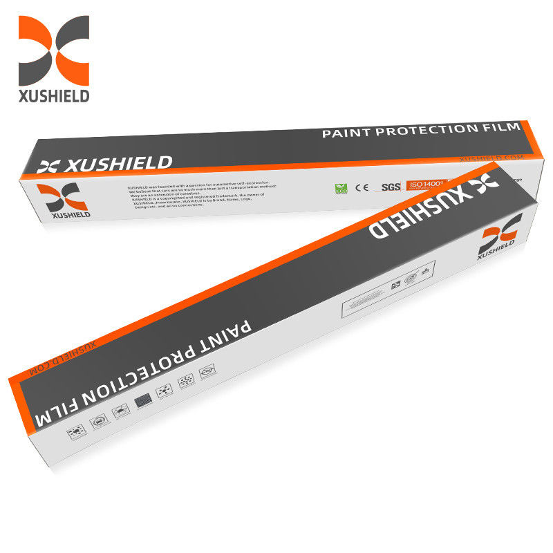 8.5mil Haute hydrophobicité brillante haute qualité Anti rayures Réparation thermique Film de protection de peinture de voiture TPU clair