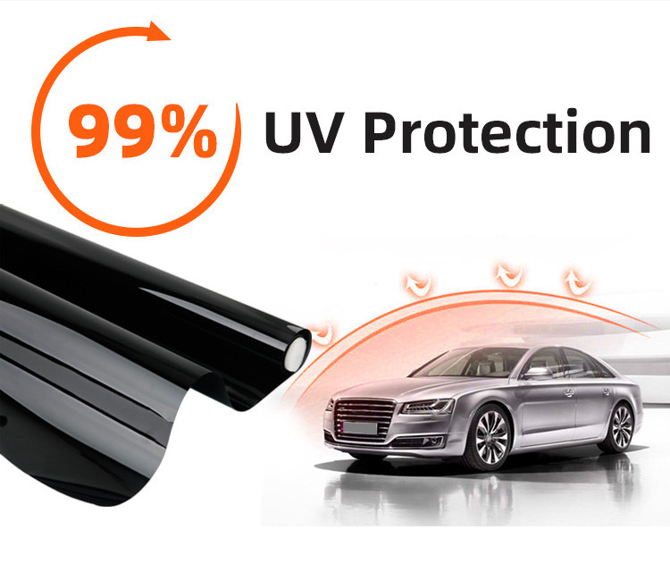 Films solaires pour voiture Nano céramique UV Curing Window Glass Tint Film Roll en gros 1ply