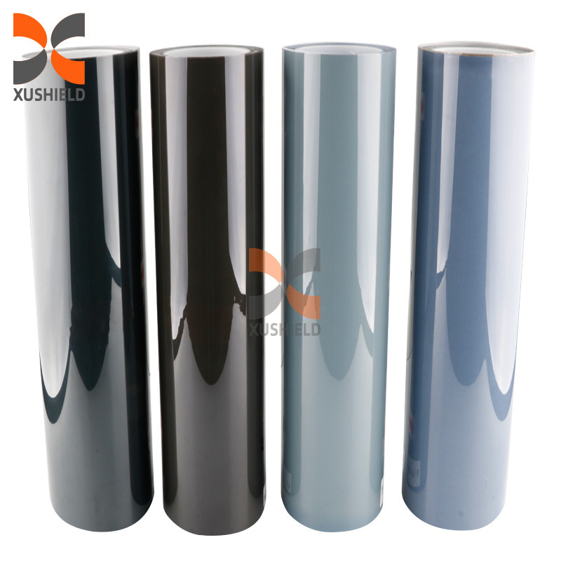 XUSHIELD TPH de haute qualité TPU phare de voiture Tint Film Lumière Noir Fumeur Noir Queue Lumière phare Tint Film