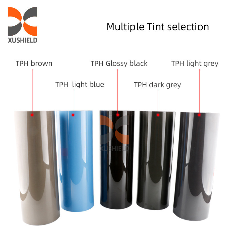 TPH TPU phare de voiture Tint Film Light Noir Fumeur Noir queue Light phare de voiture Tint Film