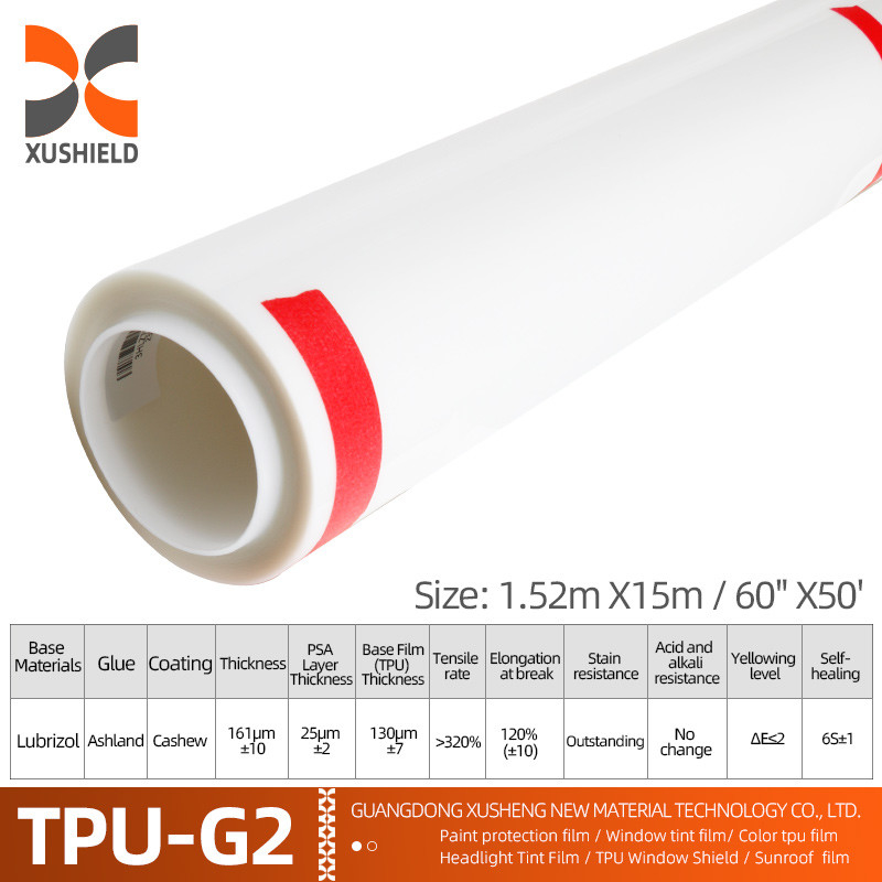 10 ans de garantie Ppf 6.5mil 7.5mil Film de protection de peinture de voiture PPF clair Film auto-guérisseur de voiture TPU TPH PPF
