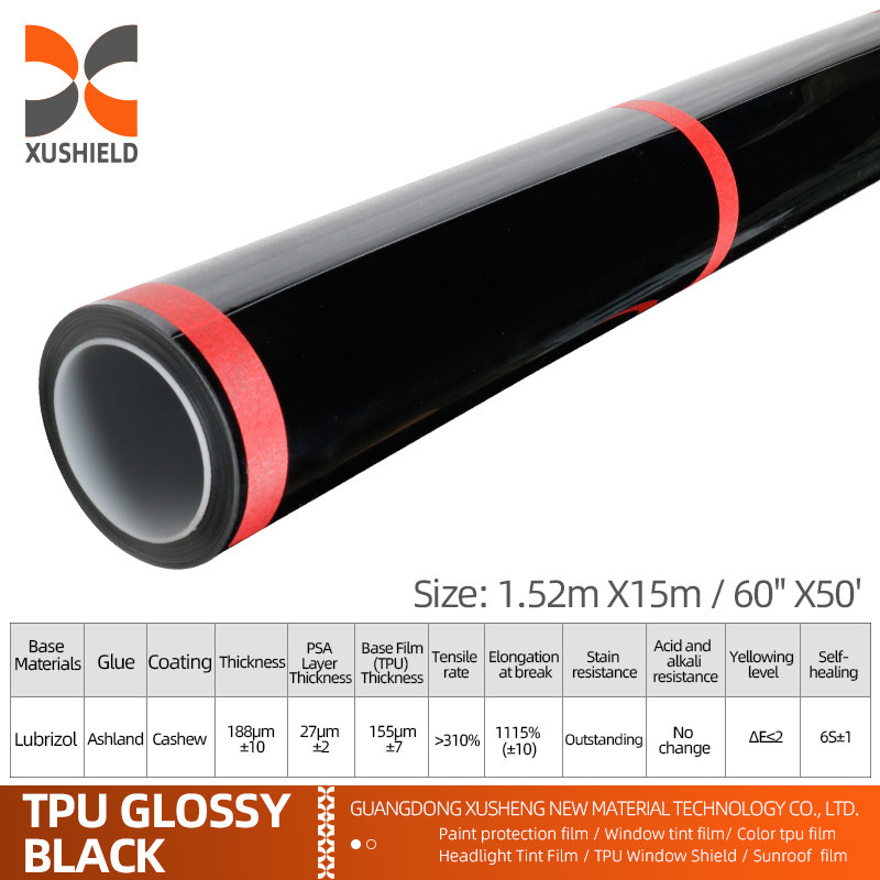XUSHIELD Fabricant en gros Film transparent auto auto auto-adhésif anti-rayures auto-réparateur TPU PPF film de protection de peinture
