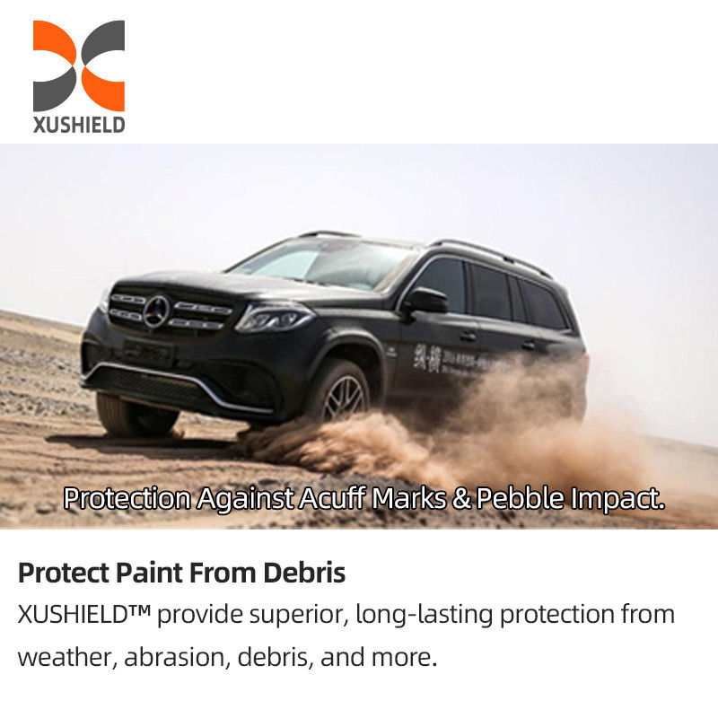 8.5mil Haute hydrophobicité brillante haute qualité Anti rayures Réparation thermique Film de protection de peinture de voiture TPU clair