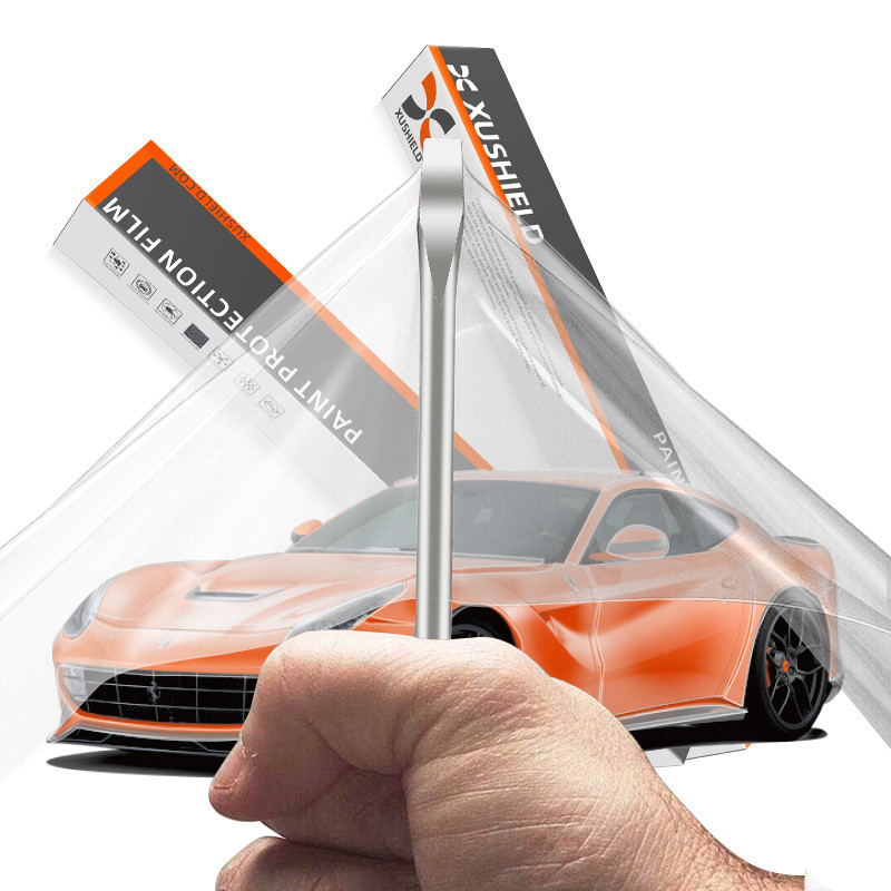 Xushield Ppf film 7.5Mil 6.5 Mil Réparation thermique anti rayures Film de protection de peinture nano-céramique clair TPU ppf pour voiture