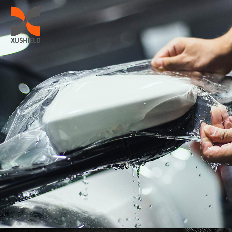 Xushield Ppf film 7.5Mil 6.5 Mil Réparation thermique anti rayures Film de protection de peinture nano-céramique clair TPU ppf pour voiture