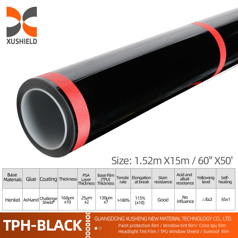 1.52*15m TPH mat TPU PPF Peinture de protection de carrosserie de voiture Film vinyle pour la protection de la surface de la voiture