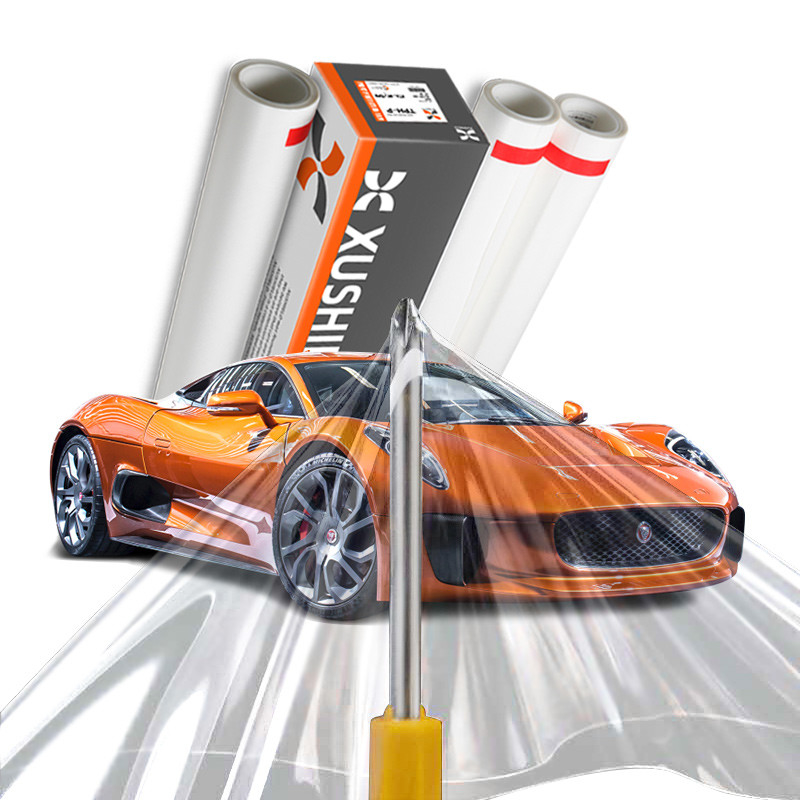 TPH 1,52*15M Ruloir à haute brillance CLEAR Transparent Adhésif Peinture de protection de carrosserie Ppf Film Tph
