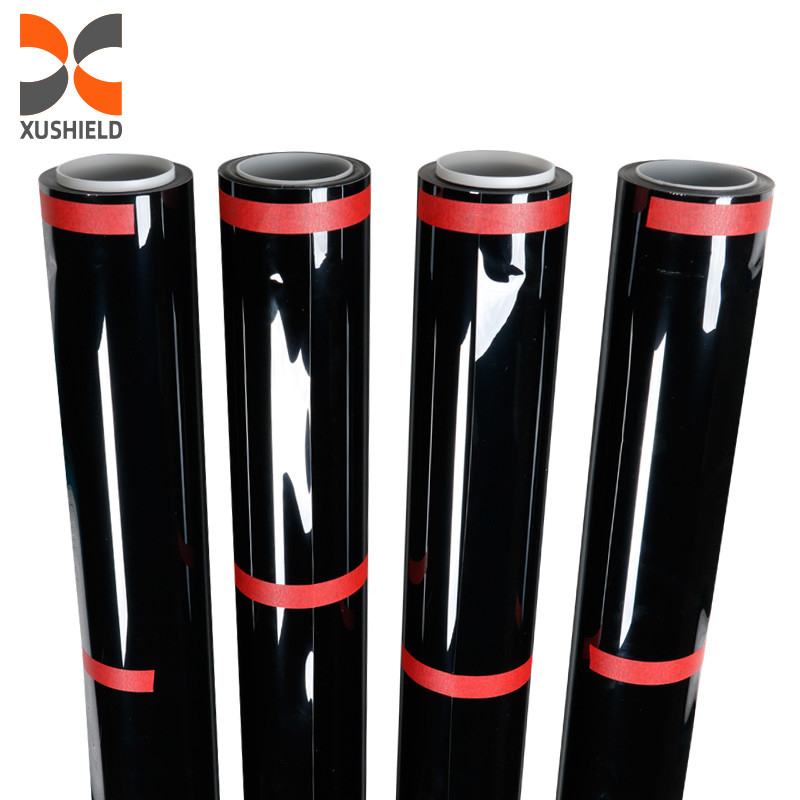 TPU NOIR tpu matériau peinture de voiture film de protection ppf avec le meilleur approvisionnement pour la carrosserie de voiture protéger le film de couleur ppf