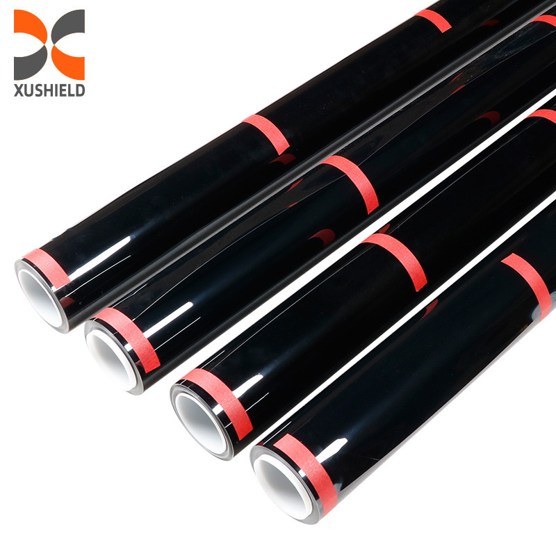TPU NOIR tpu matériau peinture de voiture film de protection ppf avec le meilleur approvisionnement pour la carrosserie de voiture protéger le film de couleur ppf
