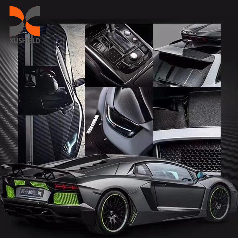 TPU Fibre de carbone Feuille de protection automobile ppf TPU film peinture de voiture film de protection tph pro couleur mate ppf auto-guérison