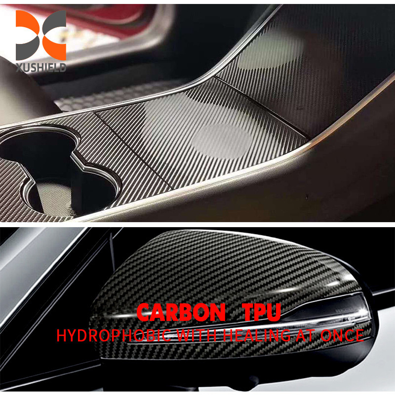 TPU Fibre de carbone Feuille de protection automobile ppf TPU film peinture de voiture film de protection tph pro couleur mate ppf auto-guérison