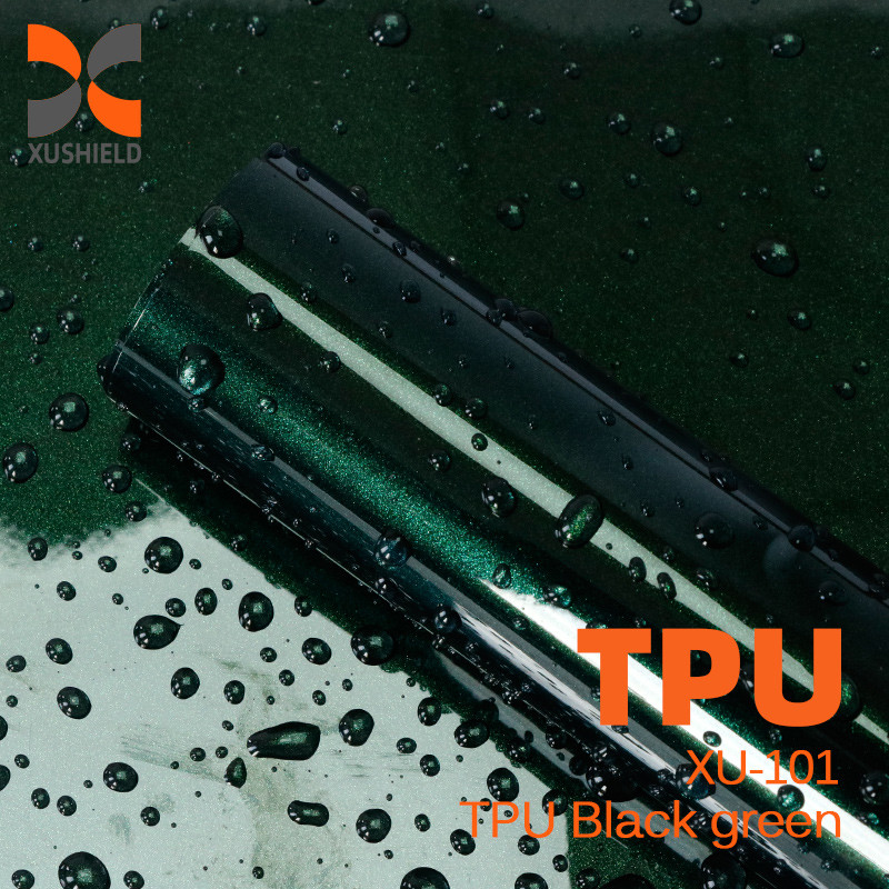 TPU Noir vert Films de voiture Changement de couleur PPF Liquide métal Rouge Auto 1.52*17m/roll Ppf Peinture de protection du film PPF de couleur