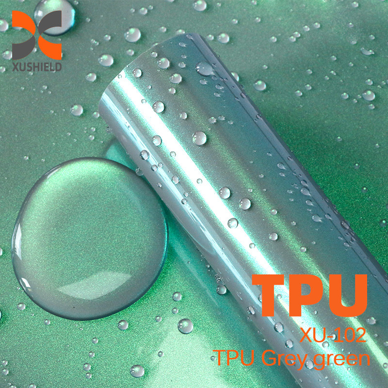 TPU gris vert TPU PPF de haute qualité Film anti rayures auto-guérisseur PPF TPH brillant Carrosserie de voiture claire PPF Peinture de protection du film pour peinture de voiture