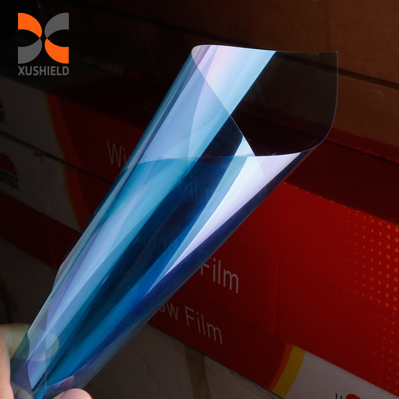 Pourpre Lumière éblouissante Couleur côté Bloc arrière couleur ppf Le caméléon le plus populaire Film de fenêtre de changement de couleur Pour teinture de fenêtre de voiture