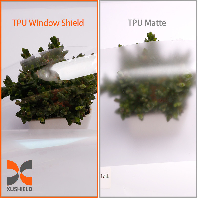 TPU Anti rayures UV Protection du pare-brise de voiture Film de protection du pare-brise de voiture à l'épreuve du sable 7.5mil Film