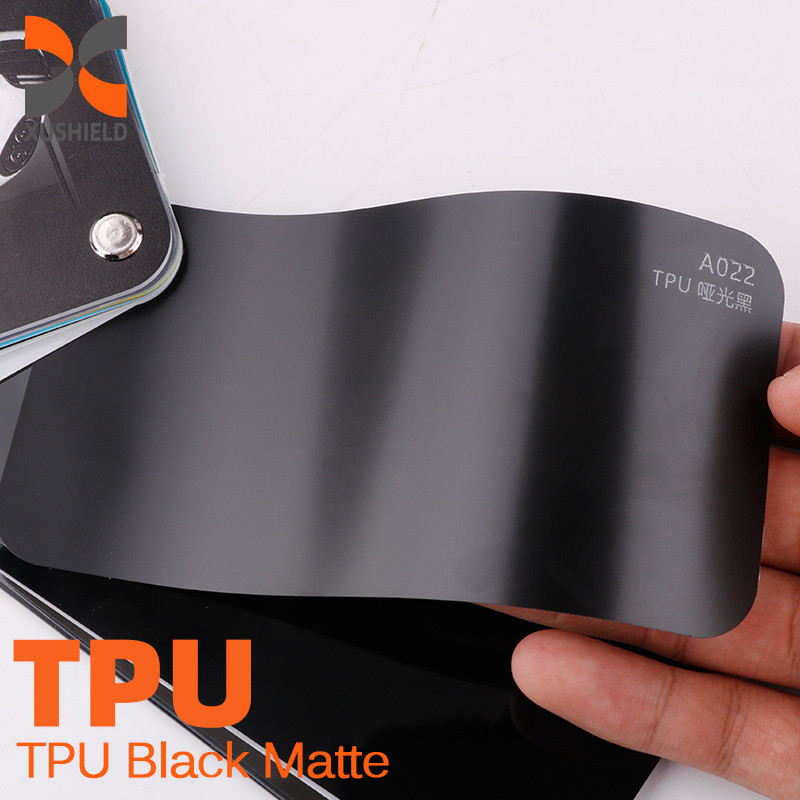 XUSHIELD couleur peinture auto-guérison films de protection de voiture enveloppe vinyle brillant noir ppf tpu film brillant Miami bleu