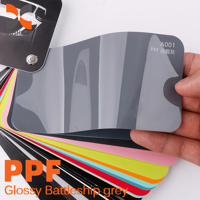Couleur verte PPF de qualité supérieure Auto-réparation Anti-jaune TPU film de protection de peinture pour toutes les voitures