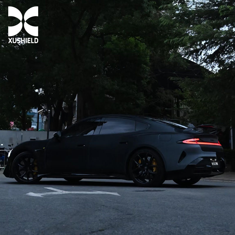 Qualité personnalisée USA, prix le plus bas mondial, le blanc devient noir, film TPU PPF, film de protection automobile, covering de voiture, noir éclipse solaire