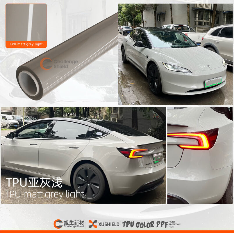 Film de protection de peinture en TPU auto-réparant, résistant aux UV et changeant de couleur pour la personnalisation de la carrosserie de voiture