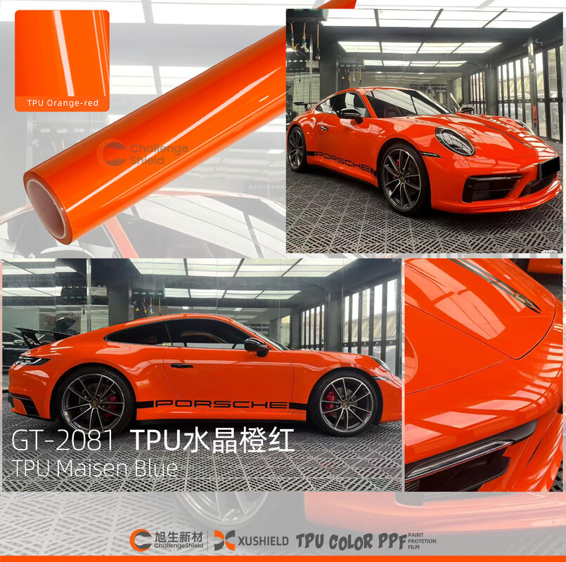 Film TPU PPF auto-réparant et résistant aux UV, changeant de couleur, pour la protection de la peinture de carrosserie de voiture