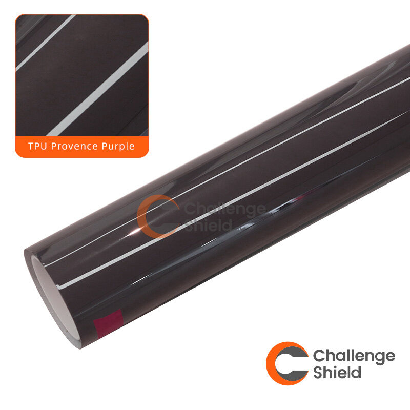 Fabricants de TPU couleur, film de voiture de haute qualité à bon prix, film de voiture anti-sable, film de voiture PPF, couleur violette Provence